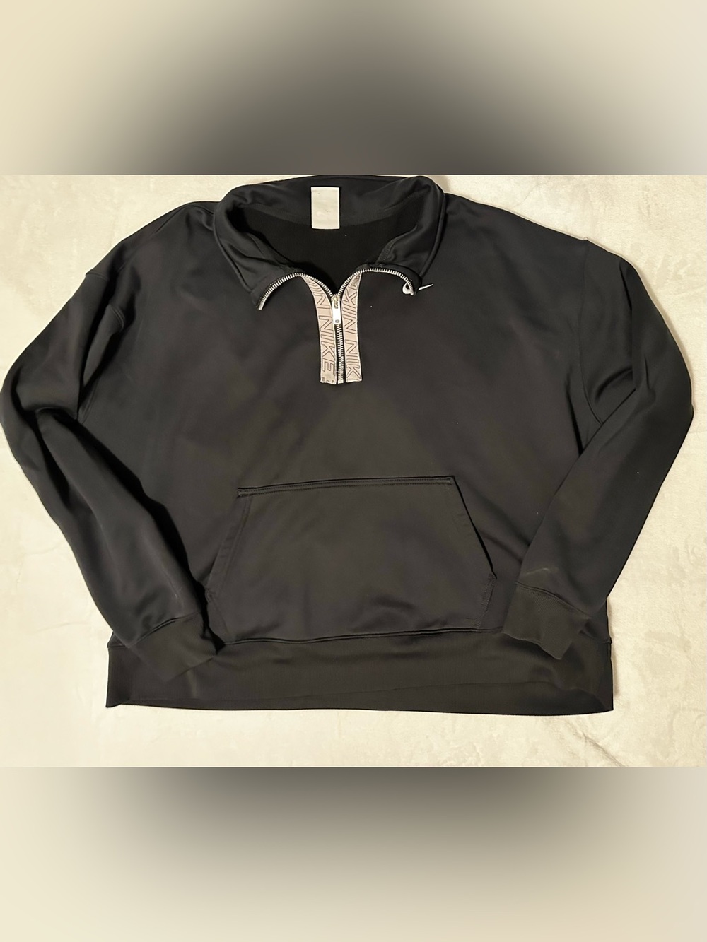 1x Women's Nike Black Quarter-Zip Pullover Sweatshirt